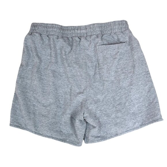 Abercrombie Men's Relaxed Staple Grey Sweat Shorts Size Large Gym Lounge - Picture 2 of 7